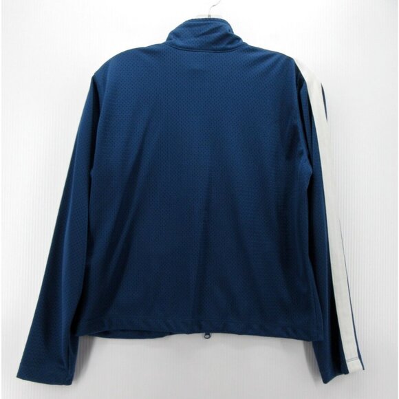 VINTAGE Nike Jacket Boys Kid Medium Track Coat Warm Up Soccer Mesh Full Zip - Picture 7 of 11